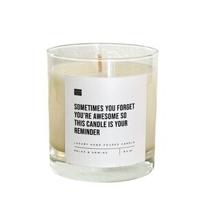 Coffee & Motivation Company “You’re Awesome” Relax & Unwind Candle NIB